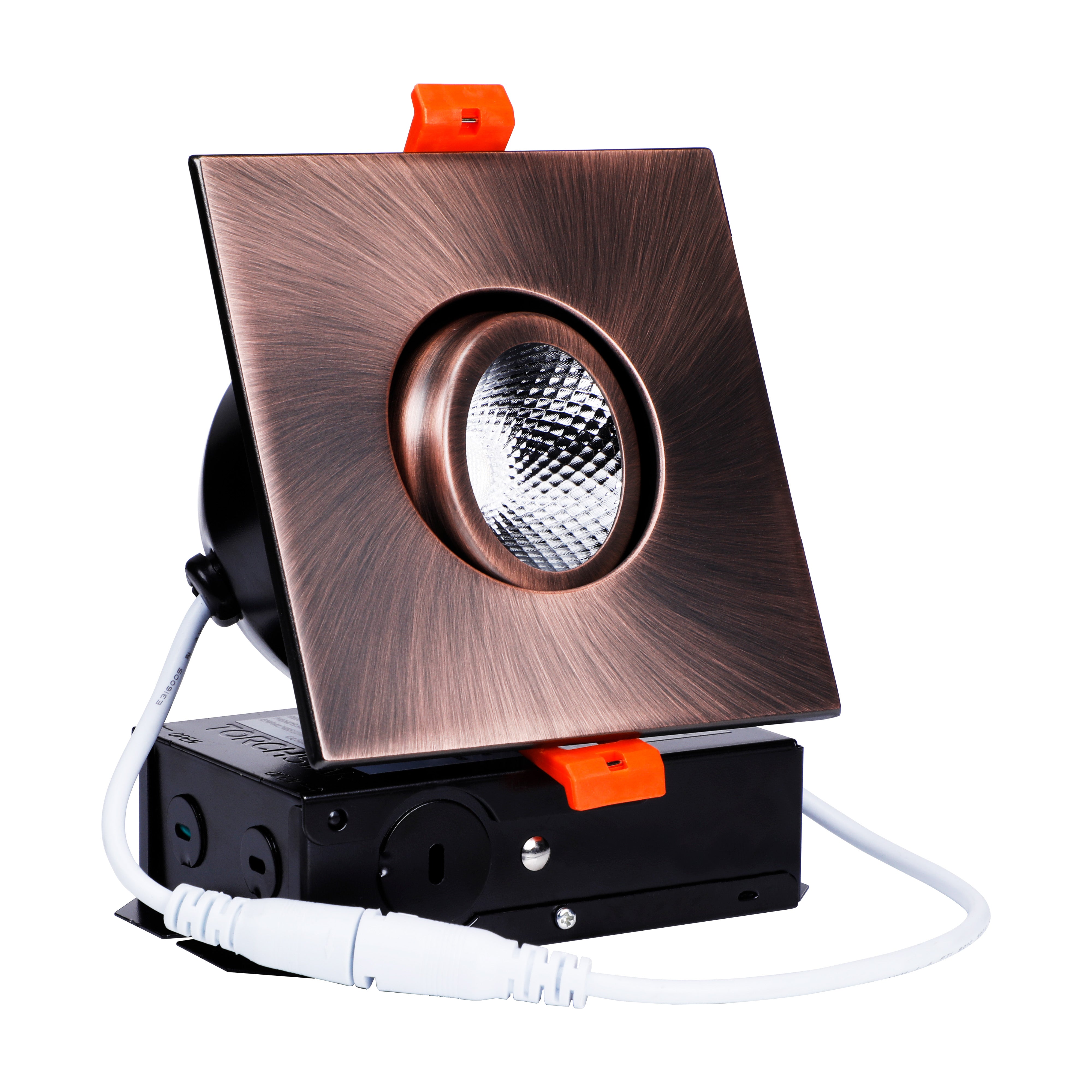 LumaSquare — z0096/z0098/z0100/z0101/z0102/z0103/z0106/z0107 XO1 3" Adjustable Gimbal Square J-Box LED Downlight