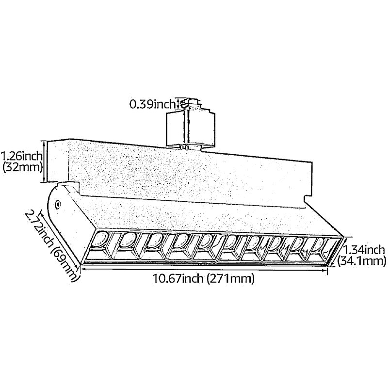 ArtPro Wide Beam LED Track Lighting Heads - Adjustable CCT