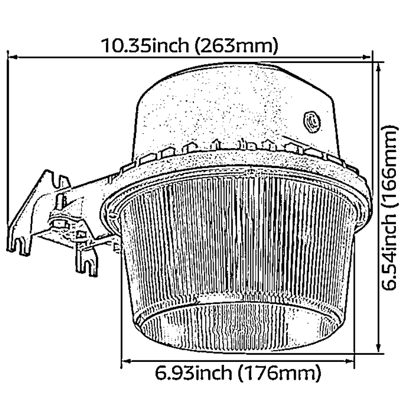 Farmglow 40W LED Barn Light - Photocell Included - 3000K/5000K