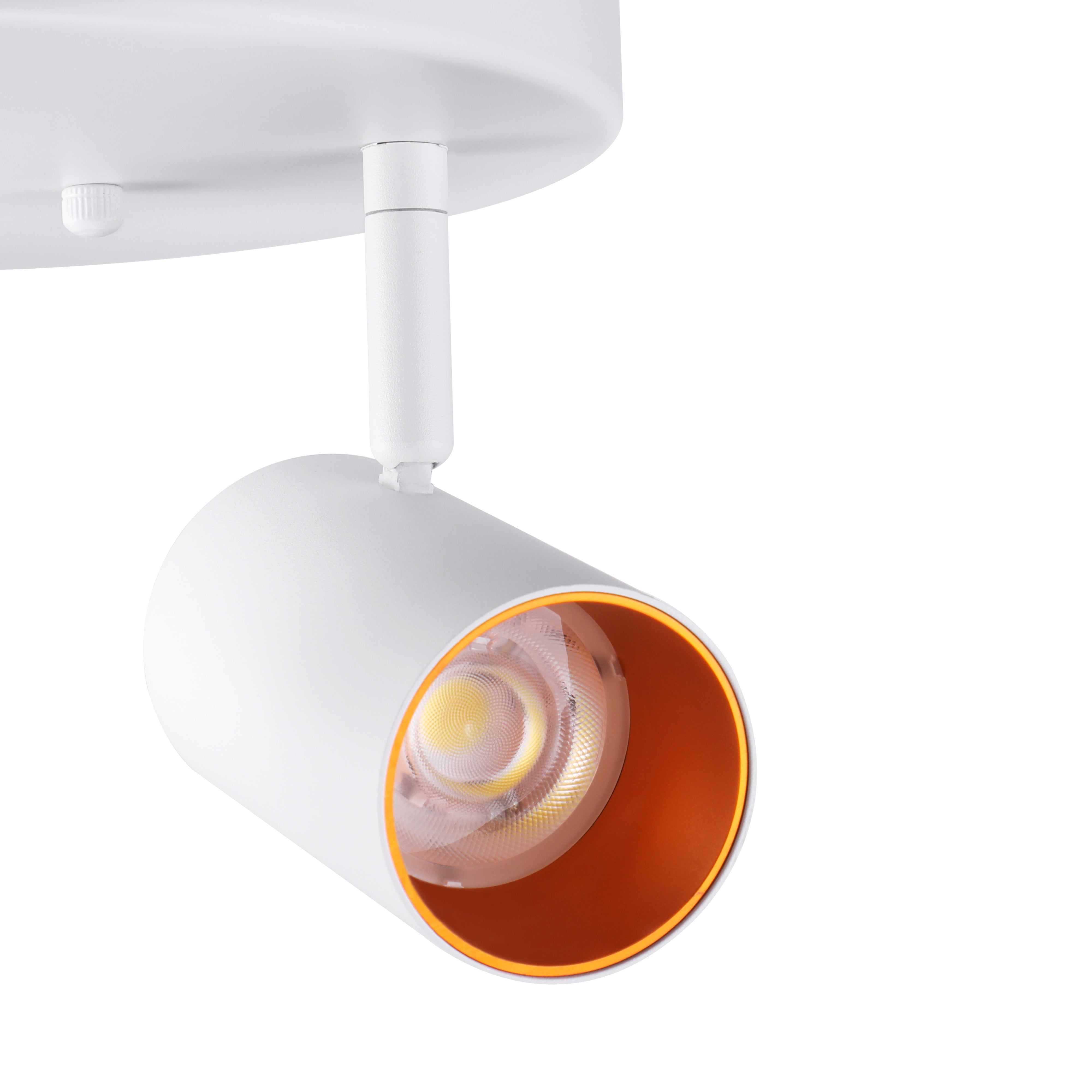 LeonLite LuminCore 3-Heads LED Ceiling Spot Lights - White- Adjustable CCT