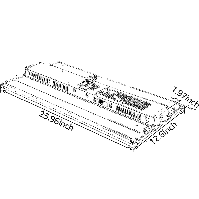 PowerWave Plus 160W LED High Bay Linear Fixtures