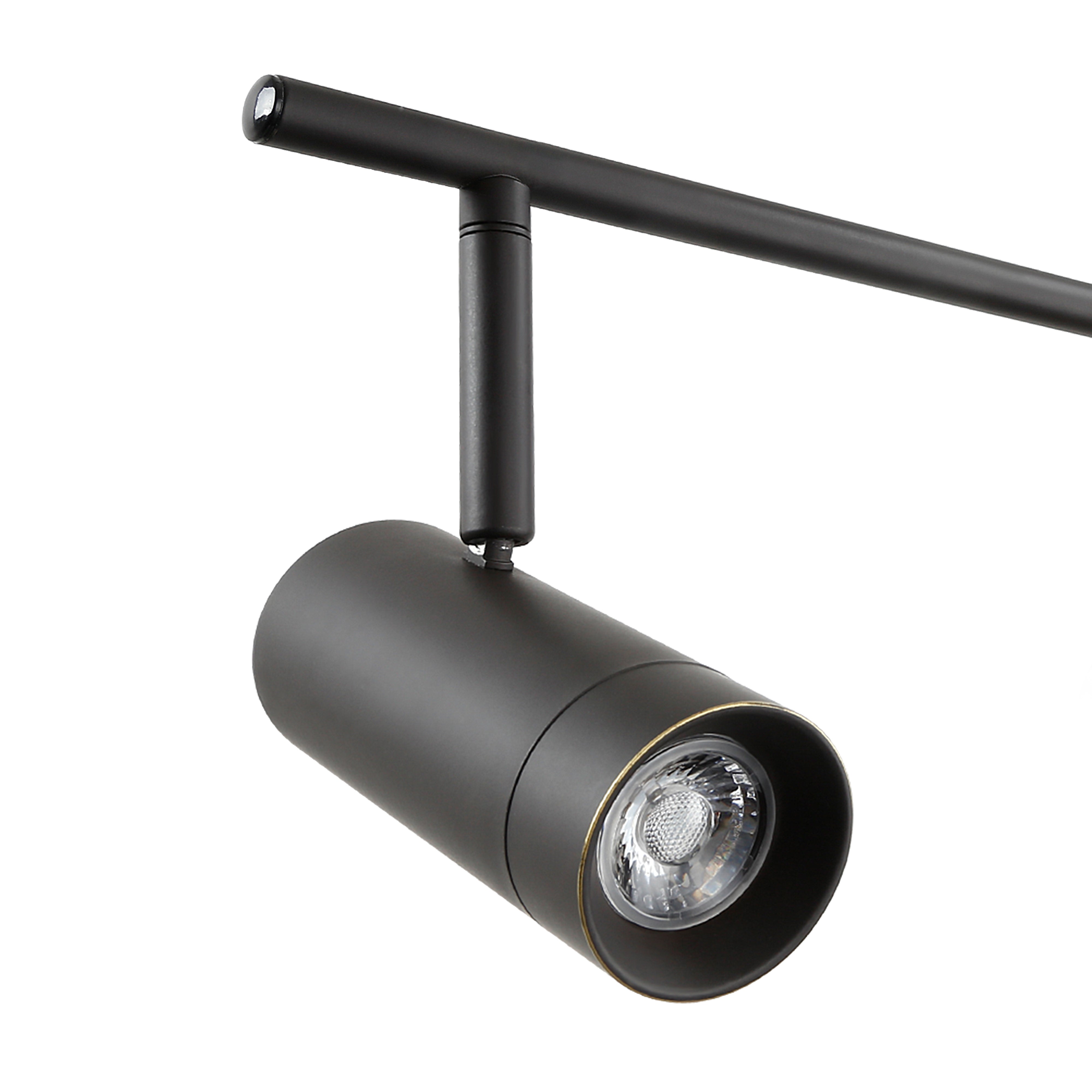 LeonLite theBeam 4-Heads LED Ceiling Spot Lights - Black - 3000K