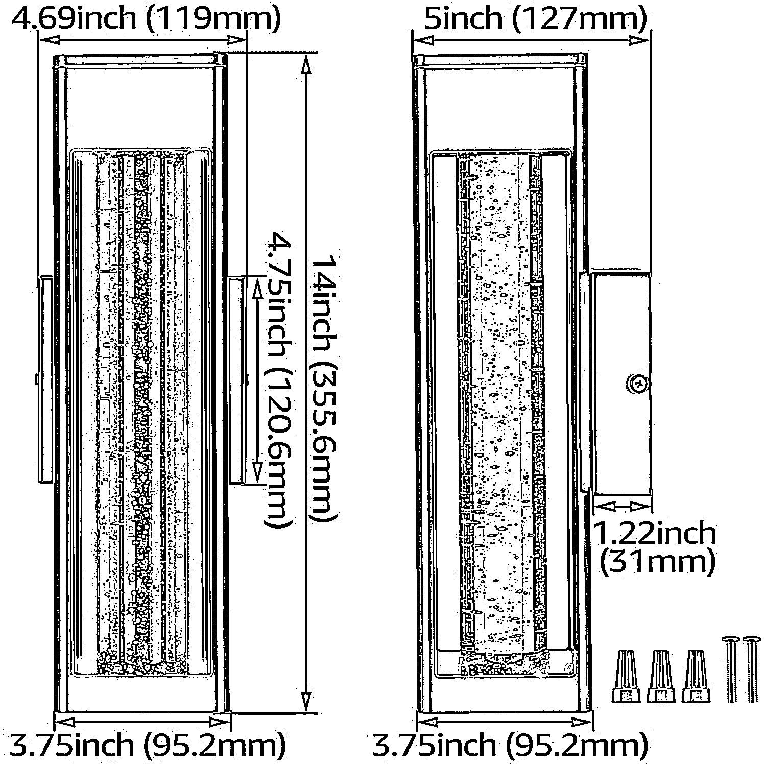 The Stella 12W Outdoor Wall Sconce