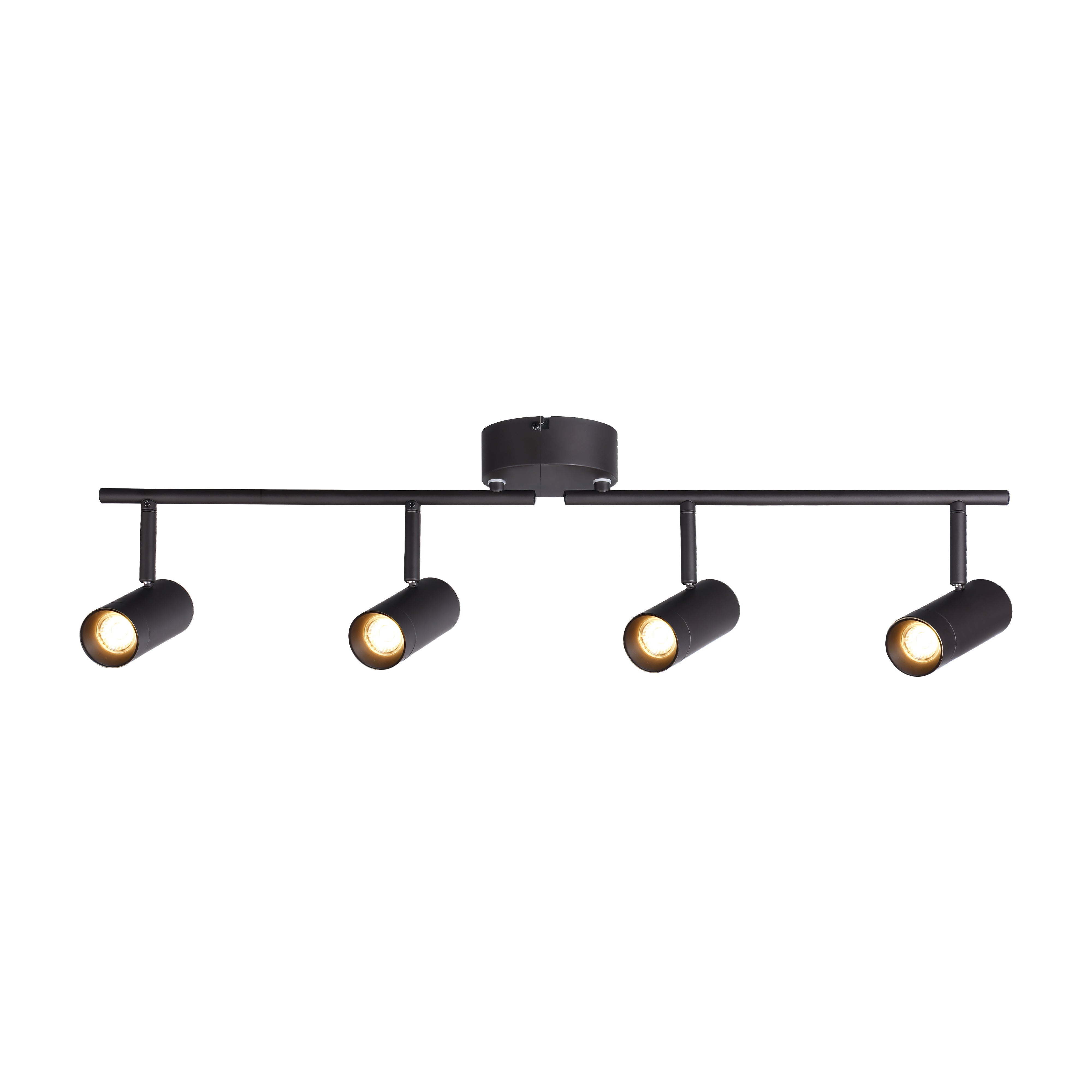 LeonLite theBeam 4-Heads LED Ceiling Spot Lights - Black - 3000K
