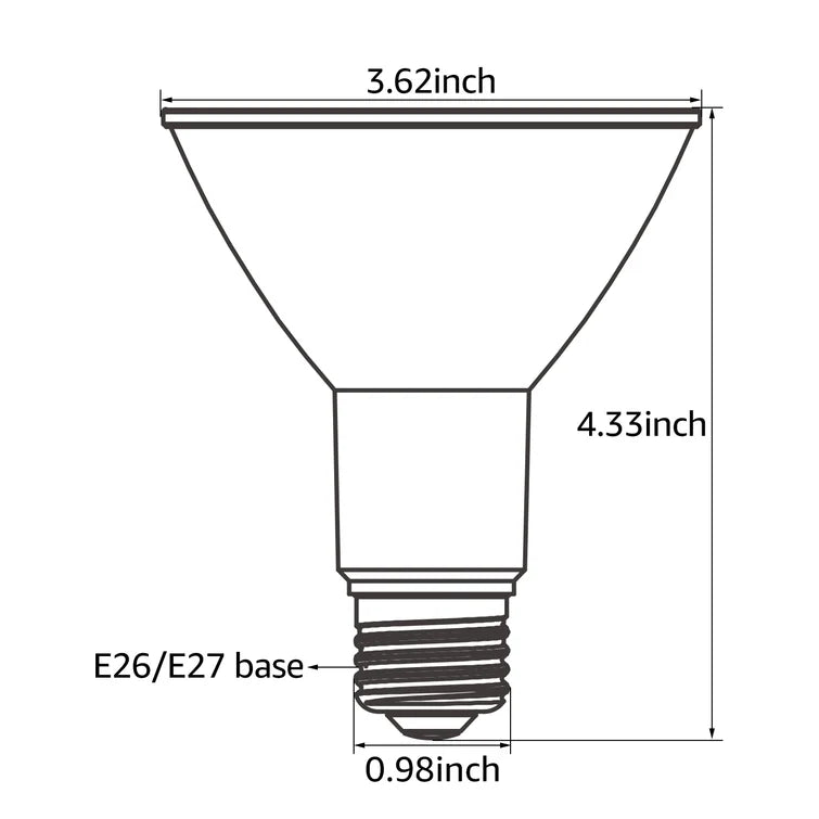 TORCHSTAR P-series 12W PAR30 LED Bulb - Standard - 3000K/5000K