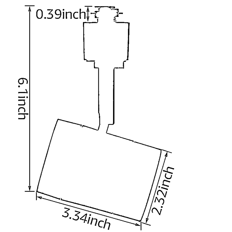 Radiant 8W LED Track Light - Black - 2700K/4000K