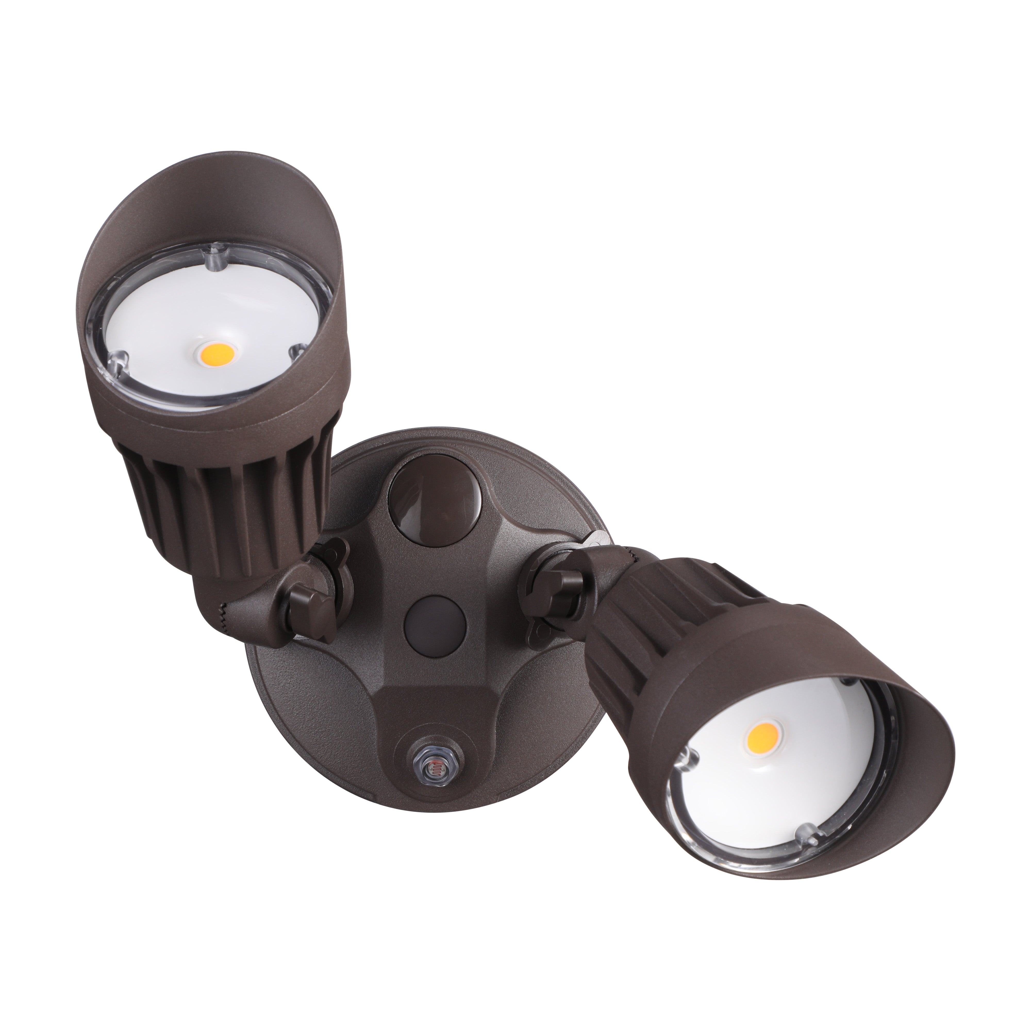 Watchman+ Dusk-to-Dawn 25W LED Security Lights - Brown - Adjustable CCT