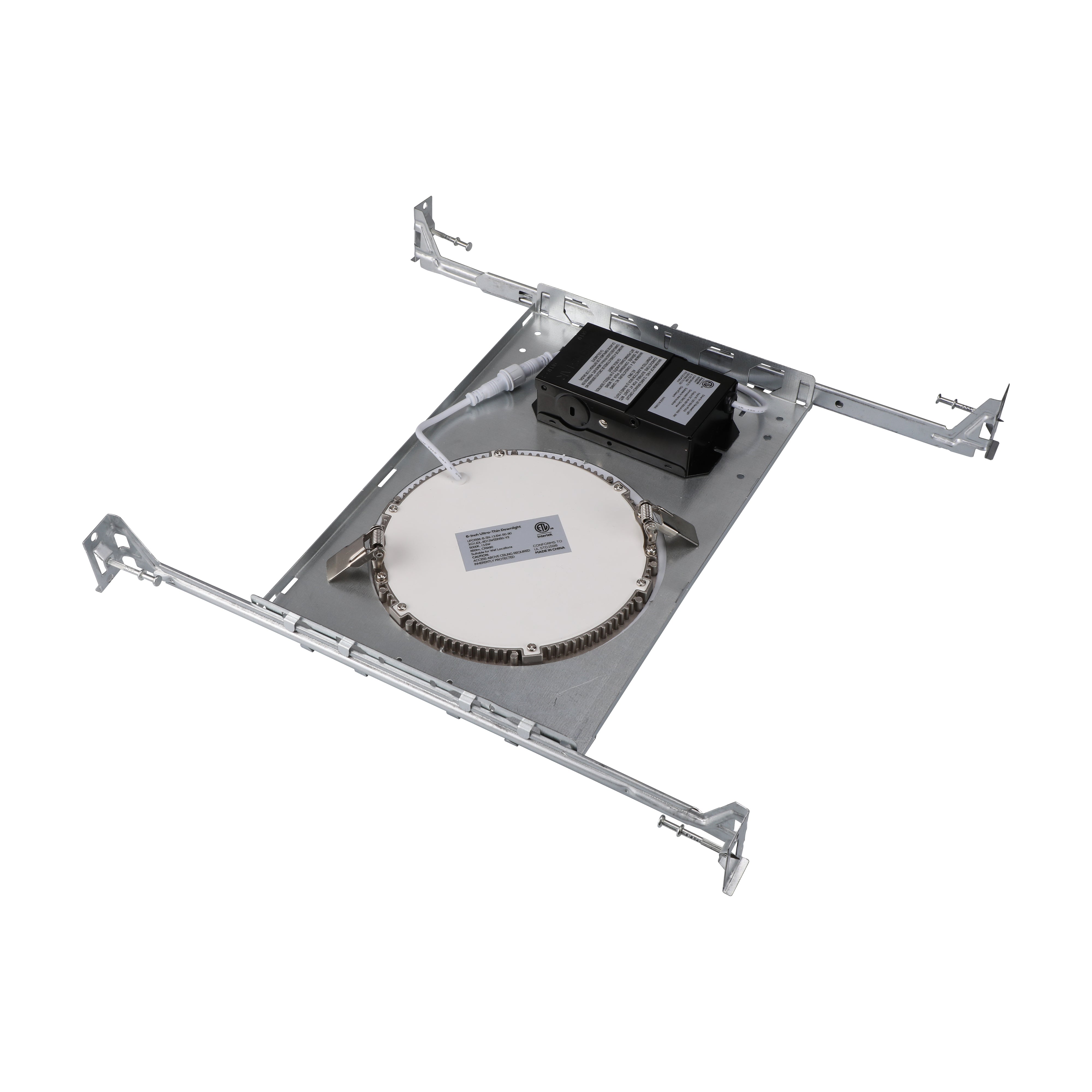 RefineGlow 3"/4"/6" New Construction Mounting Plate - Size Adjusable