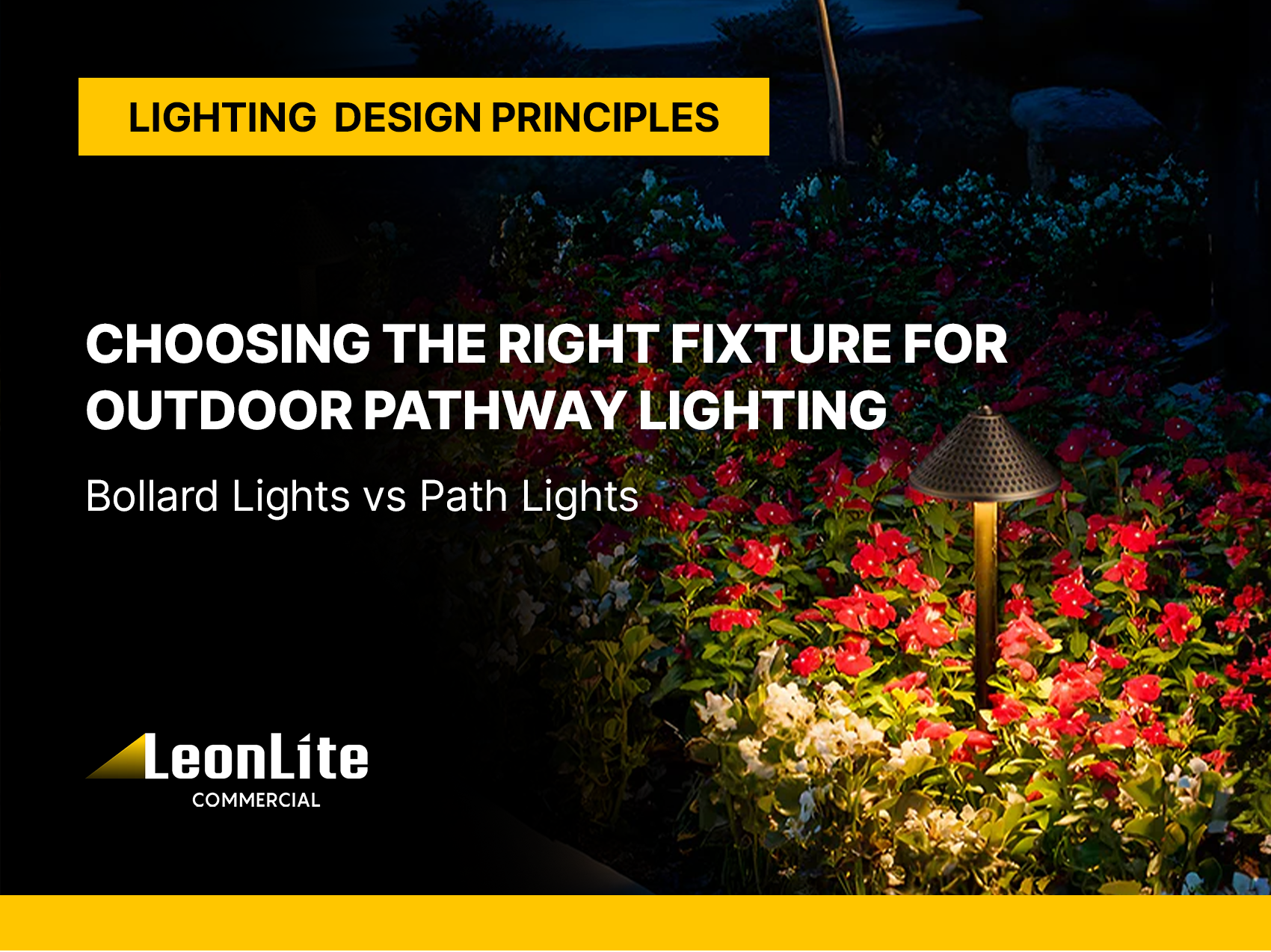 Bollard Lights vs Path Lights-Choosing the Right Fixture for Outdoor Pathway Lighting