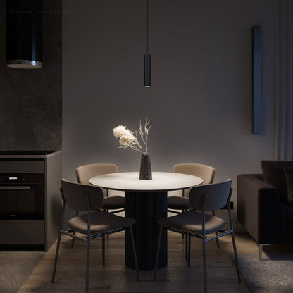 LeonLite TheFloat™ Cylindrical Pendant Light - Matt Black