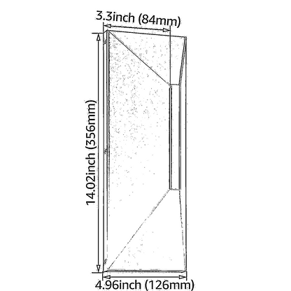 Mountain™ 14" Outdoor Wall Sconce