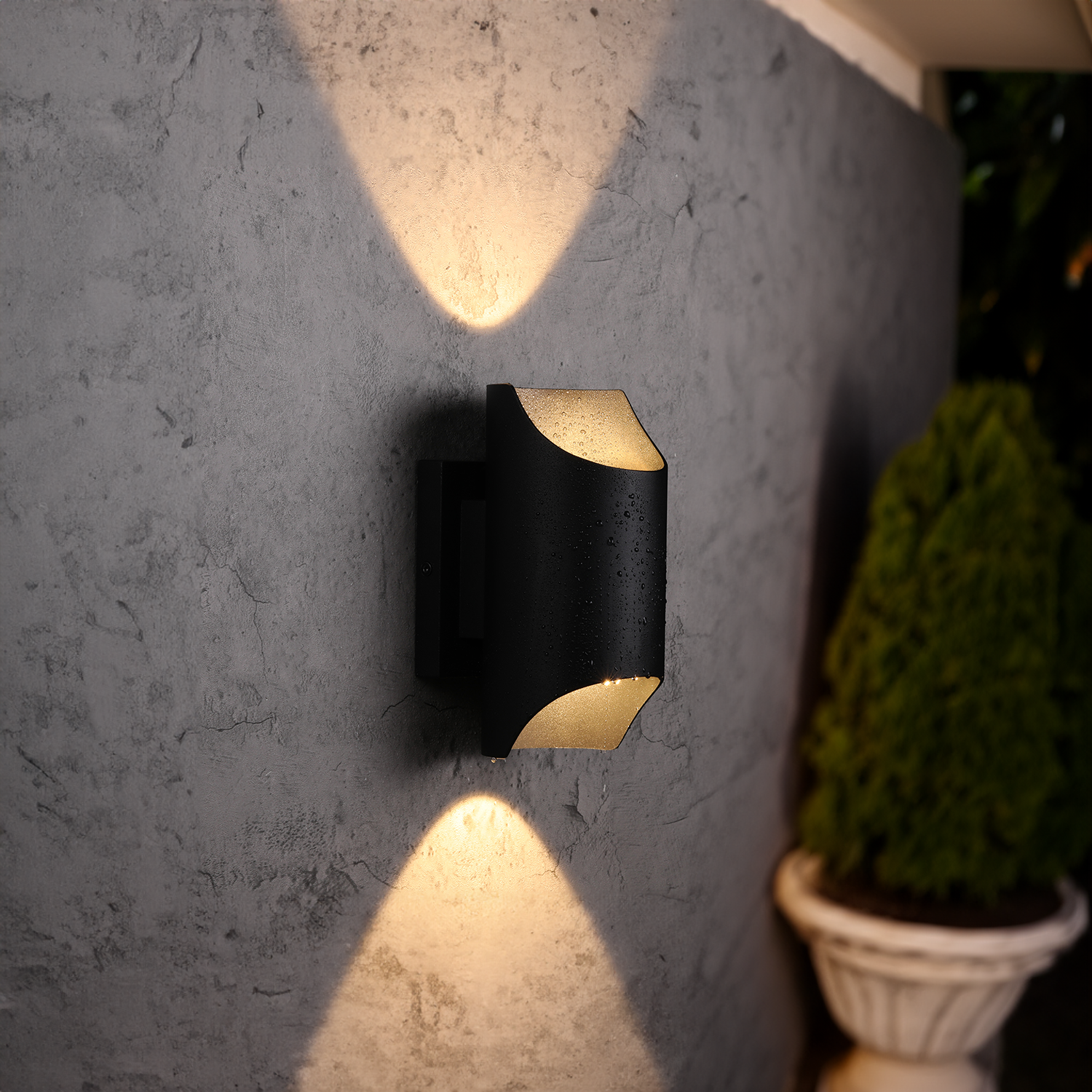 The Cuts 8" Outdoor Wall Sconce