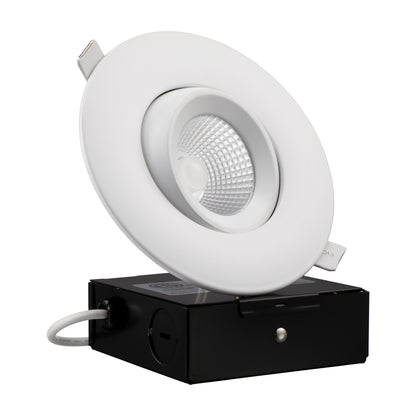 Rotatolux 4" Gimbal LED Recessed Light - 12W - Single CCT