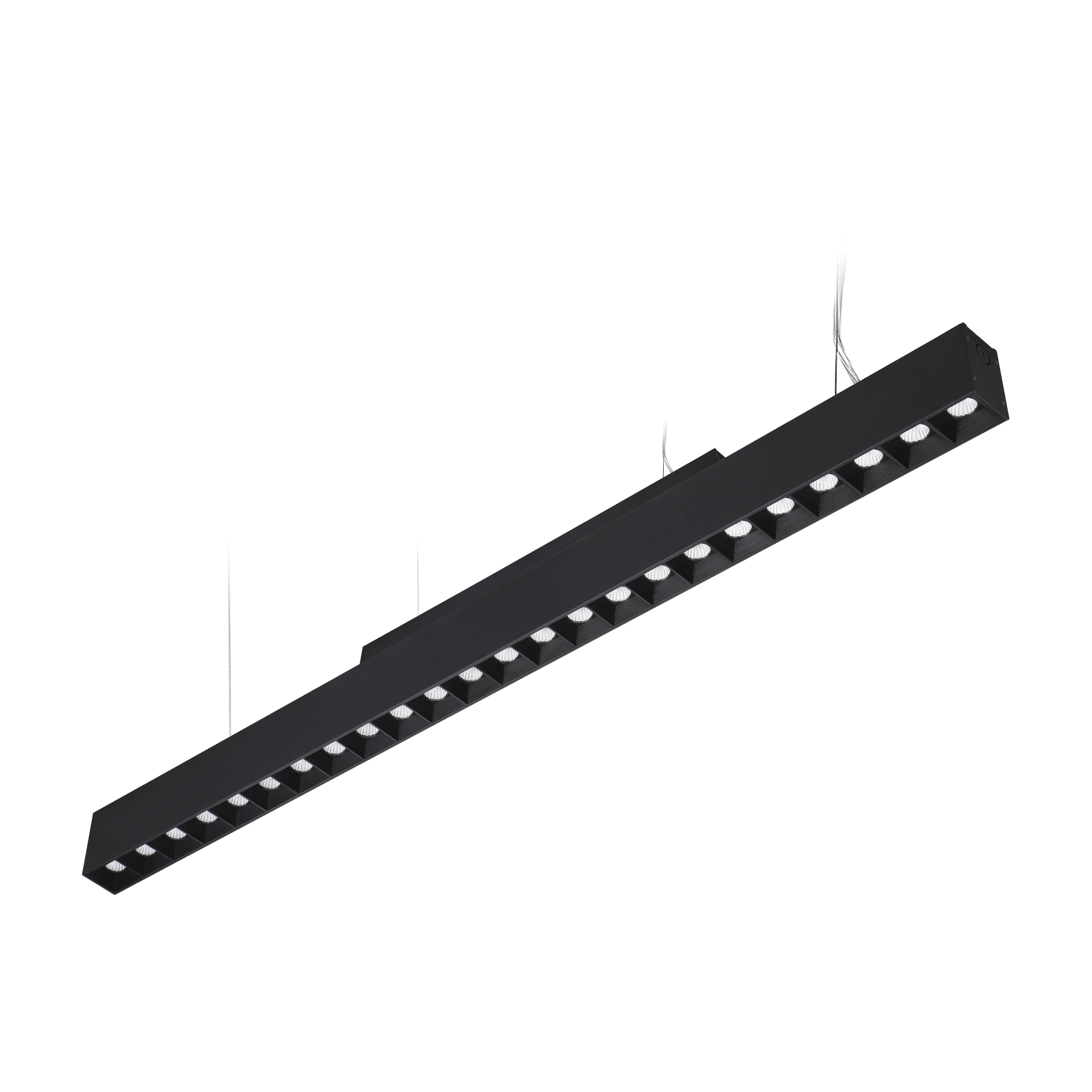 ElegaLux Spot 4' Dot LED Linear Light - Black - 40W - 4000K