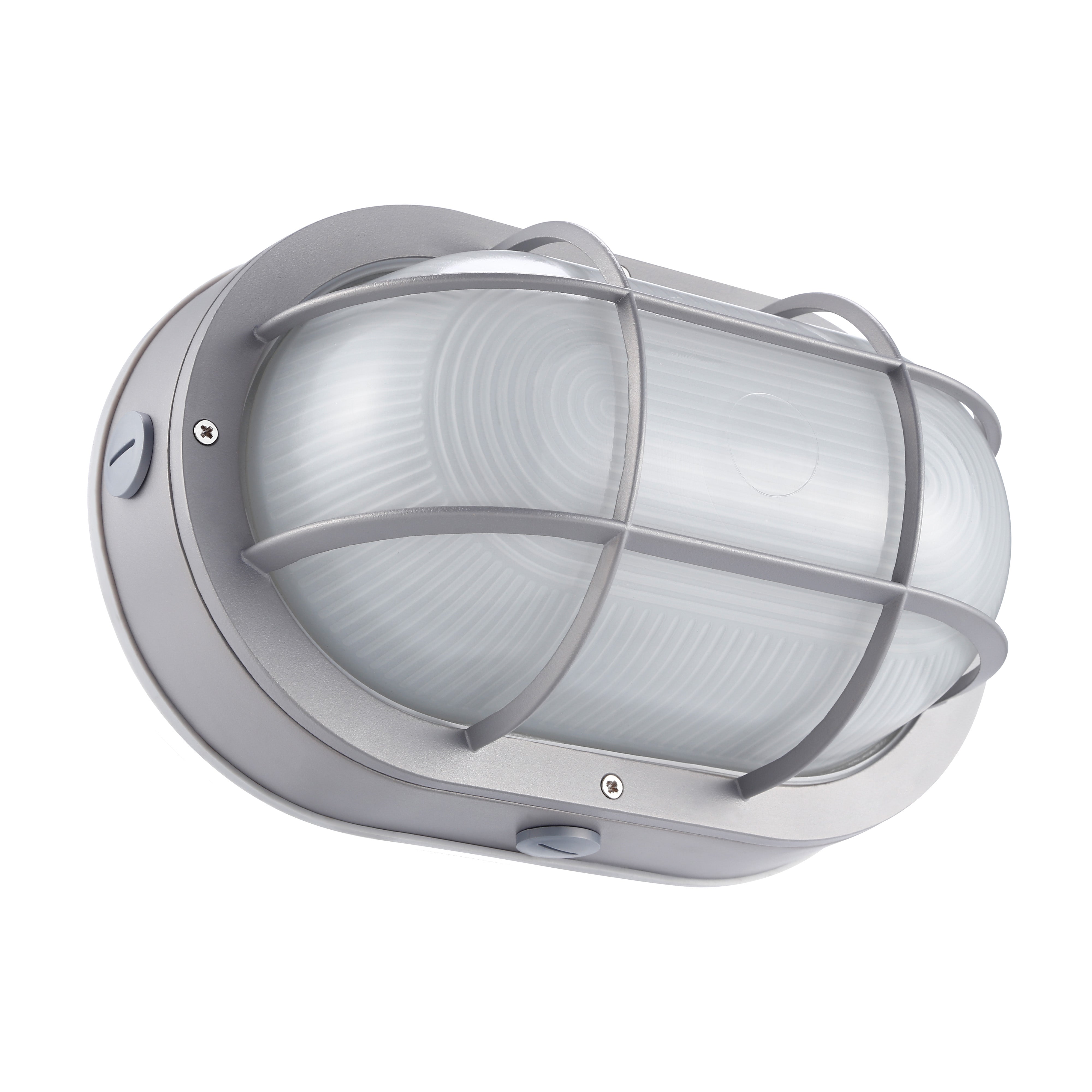 Bulkhead Grey 10W Outdoor Wall Sconce