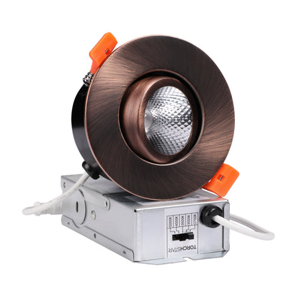 Circulex+ 3" Gimbal LED Recessed Light - Oil Rubbed Bronze - 7W - Adjustable CCT