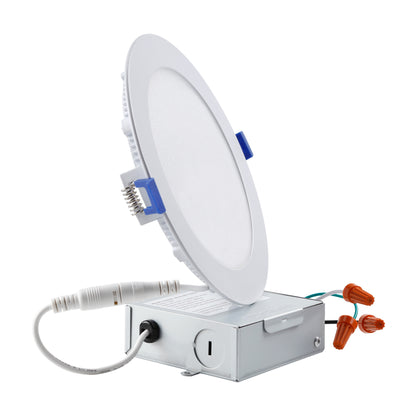 TORCHSTAR SlimPanel+ 6" Ultra-thin Canless LED Recessed Light - SDL 12W Dimmable 1/2" Thick