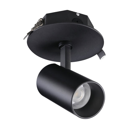 LeonLite ClipSpot+ Recessed Spot Light - Black - 12W - Adjustable CCT