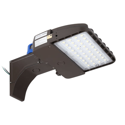 MasterBeam 105W Direct Mount LED Shoebox Fixture - Photocell Included