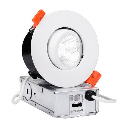 Circulex+ 3" Gimbal LED Recessed Light - White - 7W - Adjustable CCT