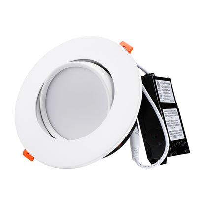 Rotatolux 6" Gimbal LED Recessed Light - 13W - Single CCT