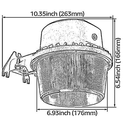 Farmglow 40W LED Barn Light - Photocell Included - 3000K/5000K