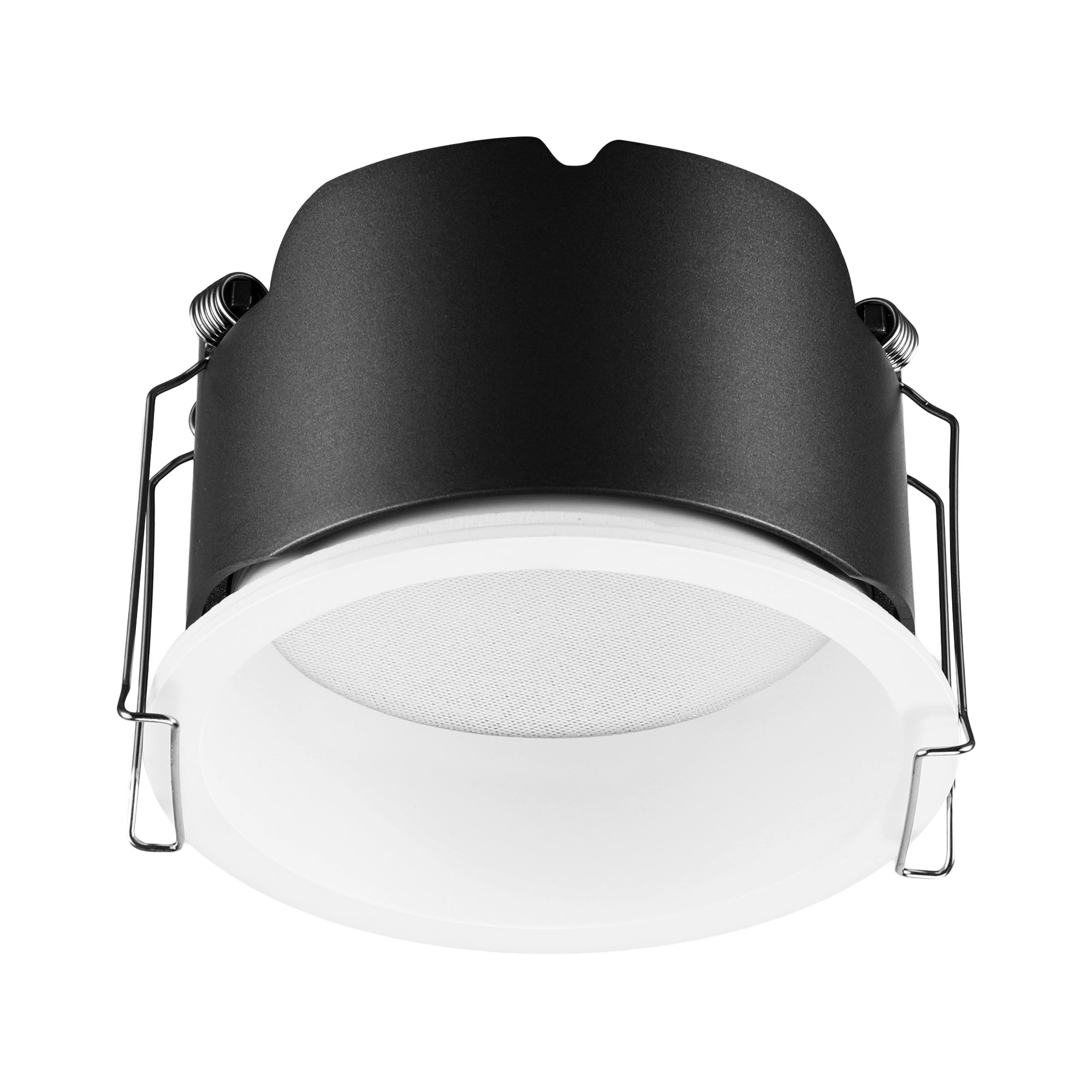 LumeX Wash-z1793 4” 10W 5CCT Anti-Glare Dimmable CRI 90 LED Recessed Downlight, Deep Trim, Canless, With J-Box