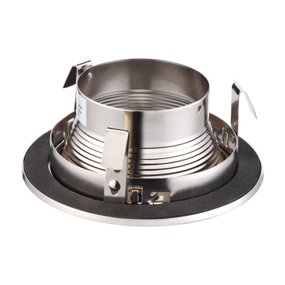 TORCHSTAR 4" Stepped Baffle Trim - Satin Nickel