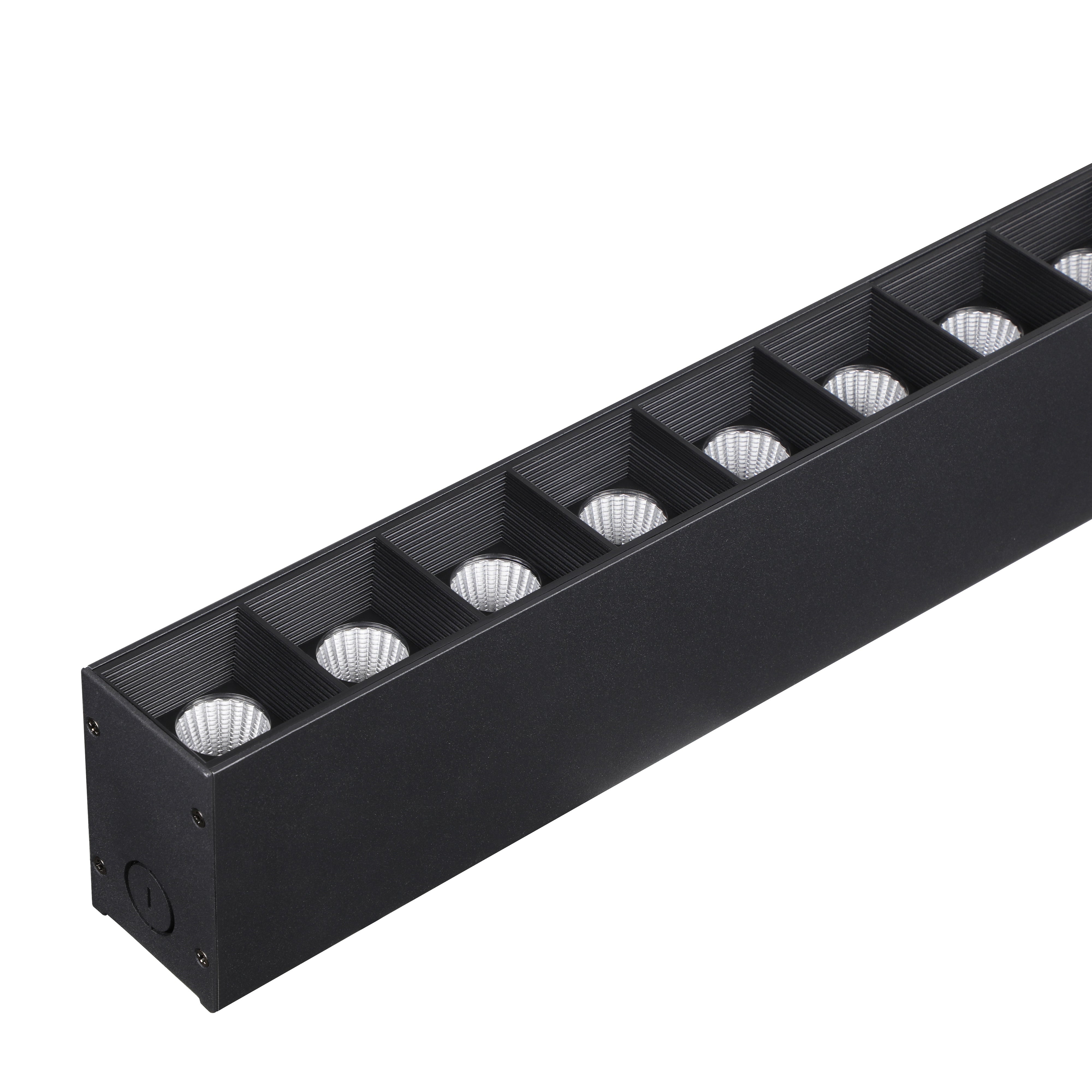 ElegaLux Spot 4' Dot LED Linear Light - Black - 40W - 4000K