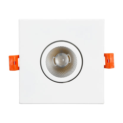 LumaSquare — z0096/z0098/z0100/z0101/z0102/z0103/z0106/z0107 XO1 3" Adjustable Gimbal Square J-Box LED Downlight
