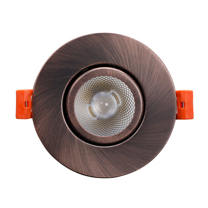 Circulex+ 3" Gimbal LED Recessed Light - Oil Rubbed Bronze - 7W - Adjustable CCT