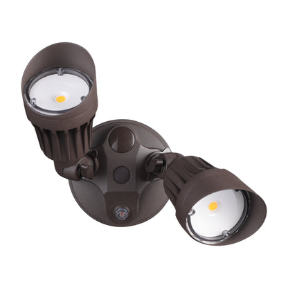 Watchman Dusk-to-Dawn 20W LED Security Lights - Brown- 3000K/5000K