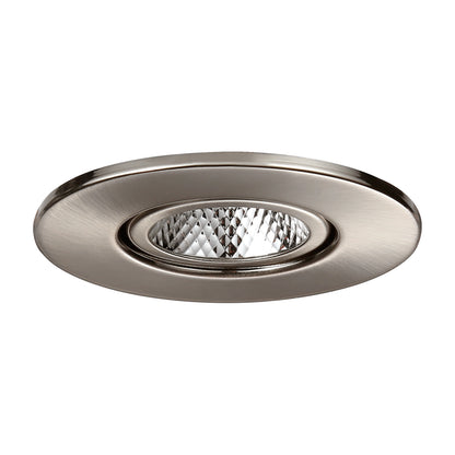 Circulex+ 3" Gimbal LED Recessed Light - Satin Nickel - 7W - Adjustable CCT