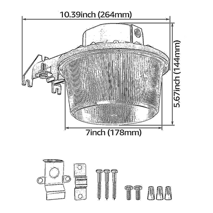 Farmglow+ 50W LED Barn Light - Photocell Included - Adjustable CCT