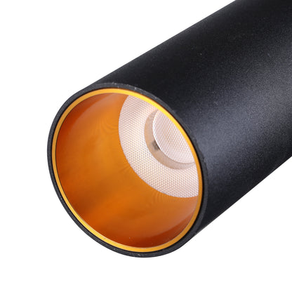 LeonLite TheFloat™ Cylindrical Pendant Light - Matt Black
