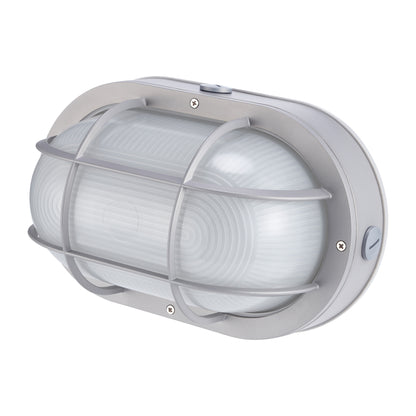Bulkhead Grey 20W Outdoor Wall Sconce