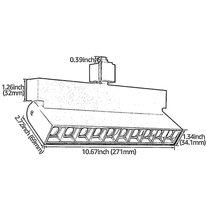 ArtPro Array Beam LED Track Lighting Heads - 3000K
