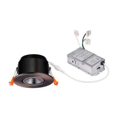 Circulex+ 3" Gimbal LED Recessed Light - Oil Rubbed Bronze - 7W - Adjustable CCT