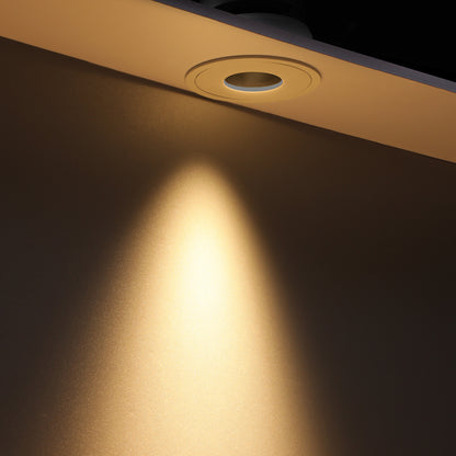 MoonDot— z1792 3" 10W 5CCT 30° Ultra-Narrow Dimm able Anti-Glare LED Recessed Spotlight, Canless