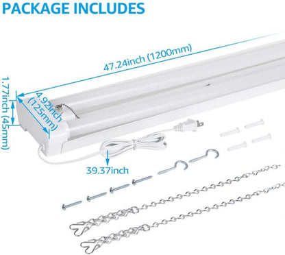 PendaLux 4' LED Linear Shop Light Fixture - 40W - 5000K
