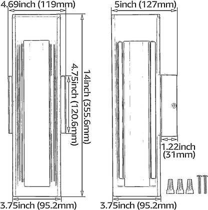 exRelic™ 12W Outdoor Wall Sconce