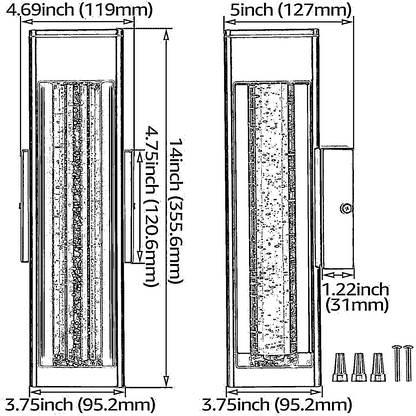 The Stella 12W Outdoor Wall Sconce