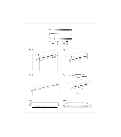Cabinet Lighting Series - Hanging Wardrobe