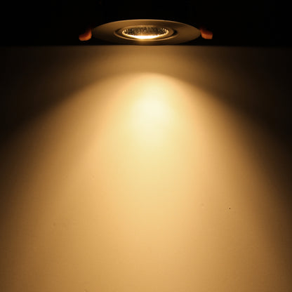 Circulex+ 3" Gimbal LED Recessed Light - White - 7W - Adjustable CCT