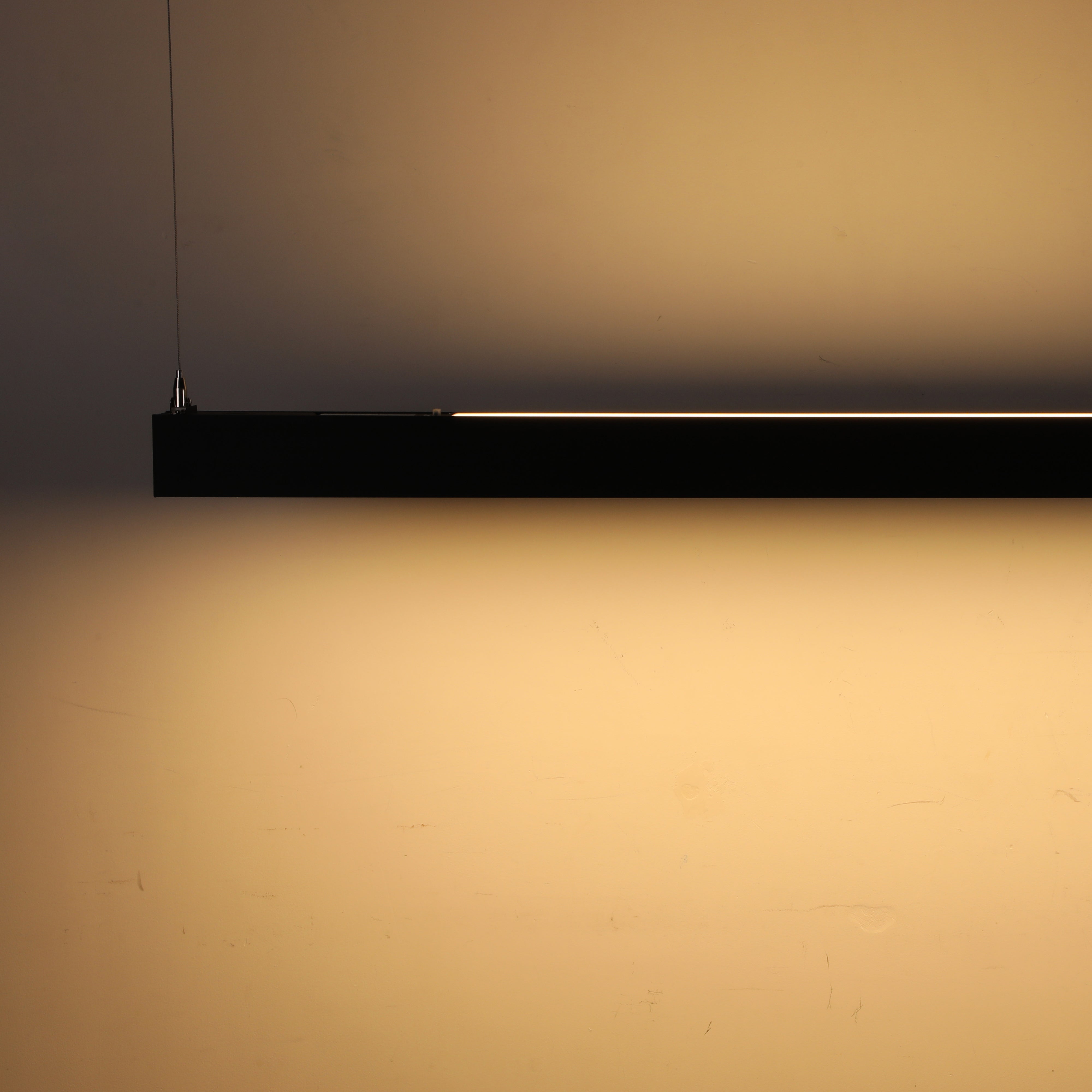 ElegaLux+ Pro 4' LED Linear Light - Black - 55W - Adjustable CCT