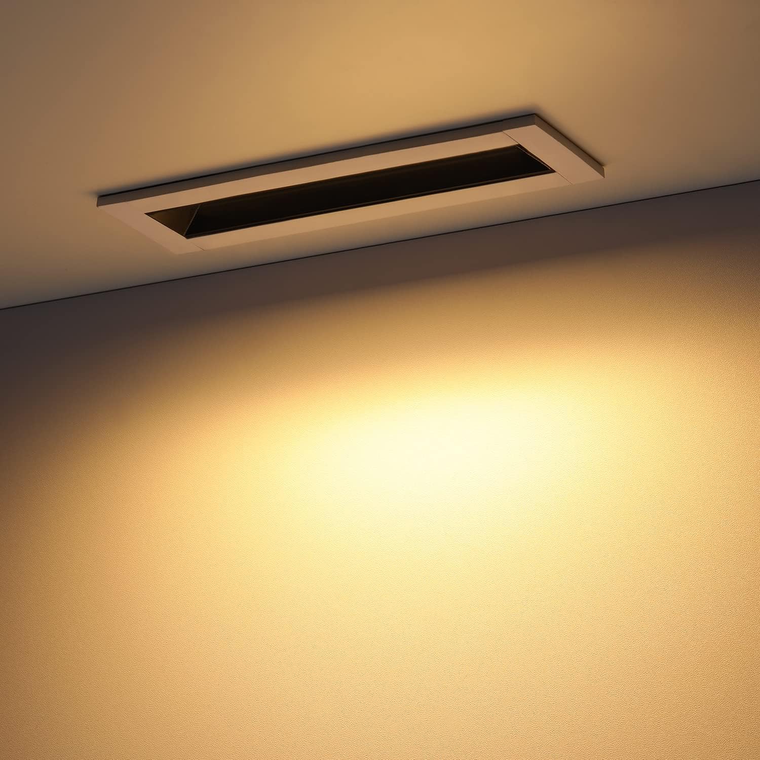 LumaLine — z1505 7" 8W 5CCT 20° Polarized CRI 90 Dimmable LED Recessed Linear Light With J-Box Plastic Housing