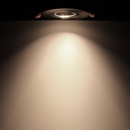 Circulex+ 3" Gimbal LED Recessed Light - White - 7W - Adjustable CCT