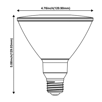 TORCHSTAR C-series 13W PAR38 LED Bulb - 3000K/4000K/5000K