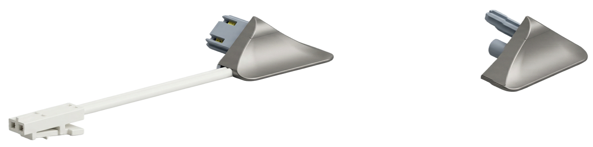 Surface LED Channel End Cap Set – Surface Angular / Left