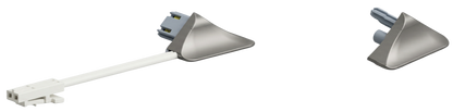 Surface LED Channel End Cap Set – Surface Angular / Left